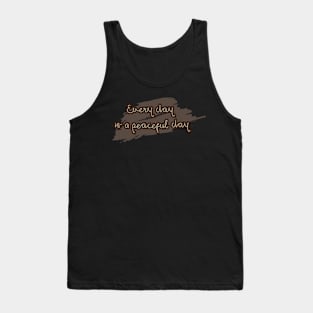 peace day quote Tank Top